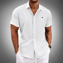 Kit 3 Camisas Manga Curta Tommy em Linho | Lote Promocional Limitado
